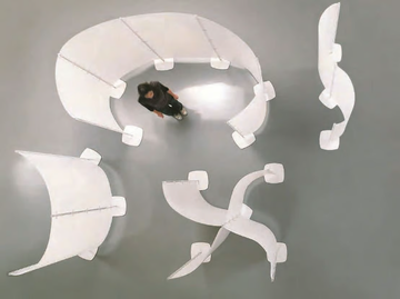 ARIANNA - Modular office screen by Caimi Brevetti - view 3